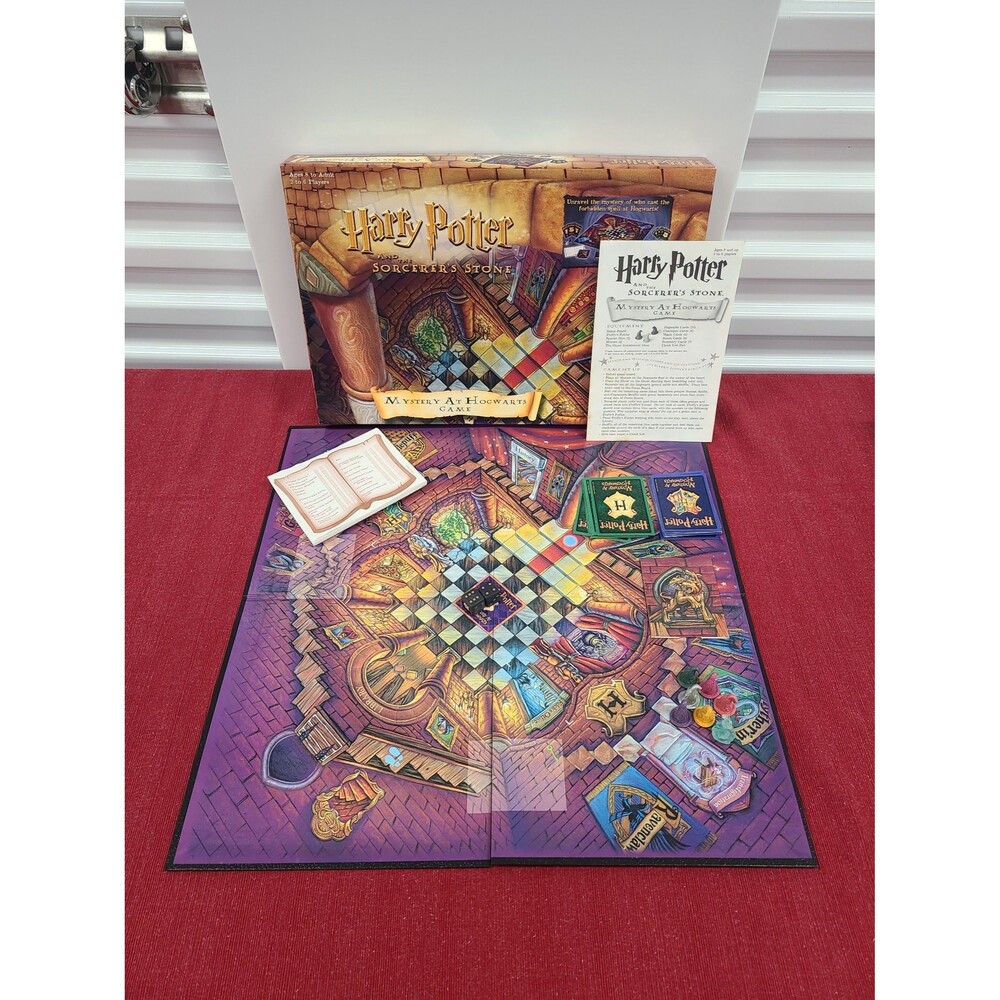 Mattel Harry Potter Game 2000 Sorcerer's Stone Mystery At Hogwarts Complete